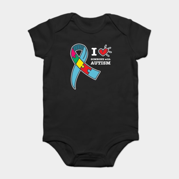 Autism Awareness Design Gift for Autistic Kids Awareness product Baby Bodysuit by creative